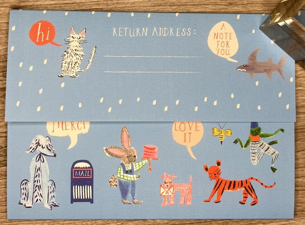 Animal Menagerie Stationery Kit | Children Stationery