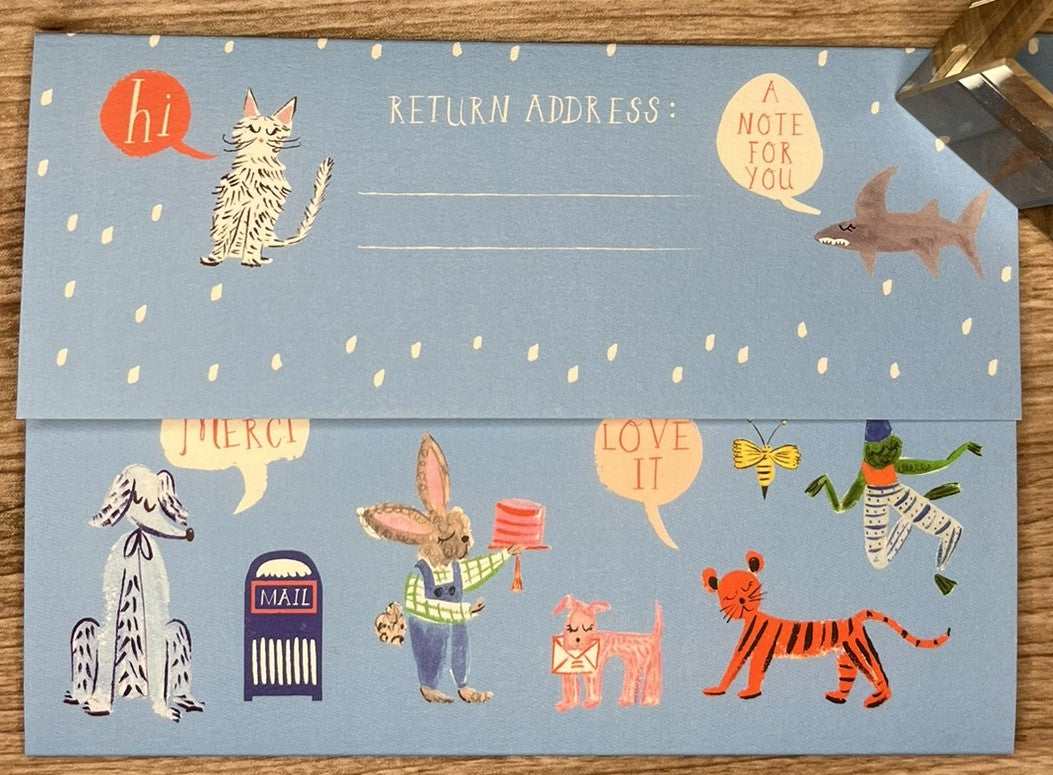 Animal Menagerie Stationery Kit | Children Stationery