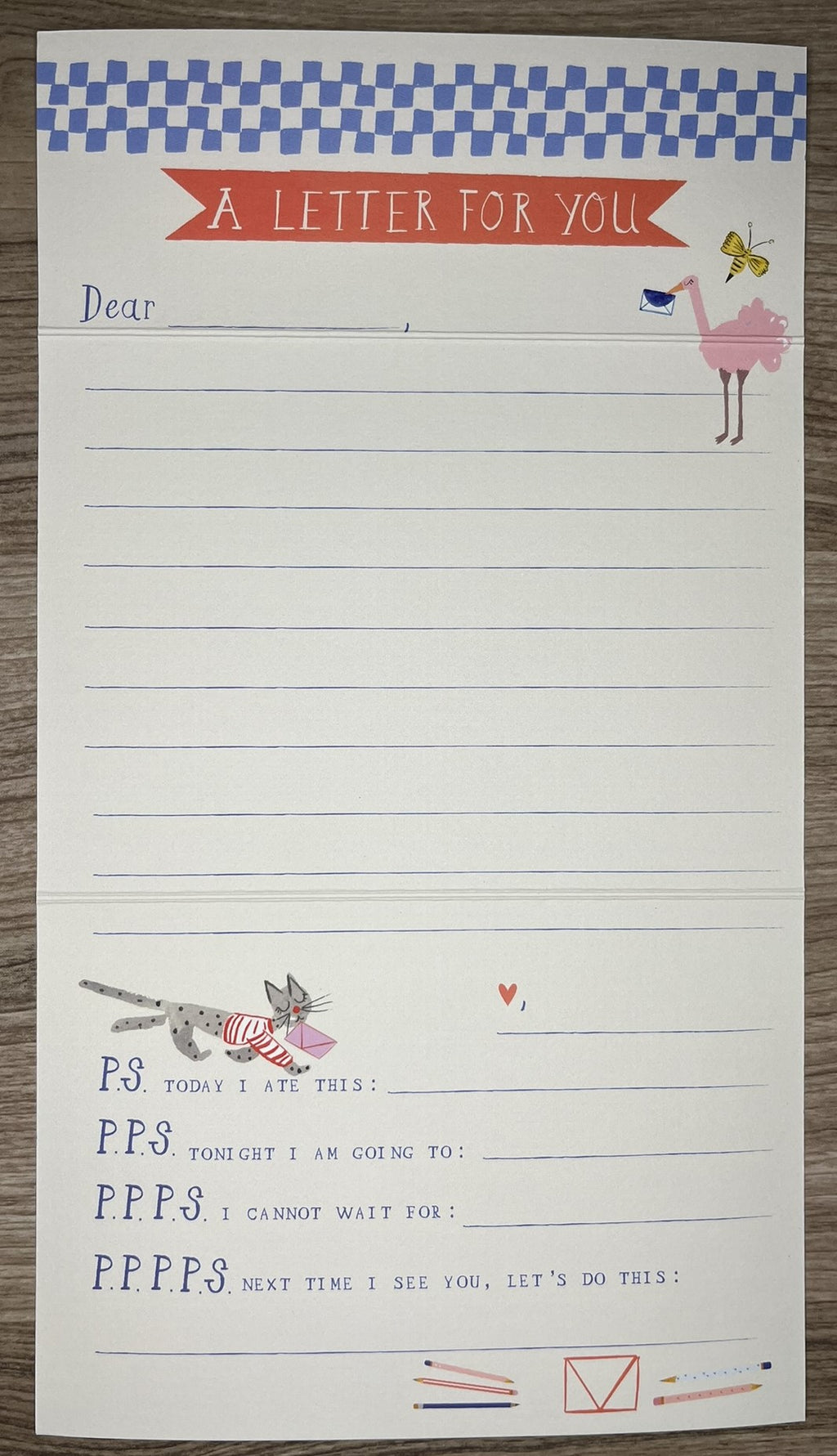 Animal Menagerie Stationery Kit | Children Stationery