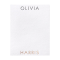 Notable Name Letterpress & Foil Flat Note Card
