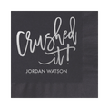 Crushed It Grad Cocktail Napkin | Graduation Beverage Napkin