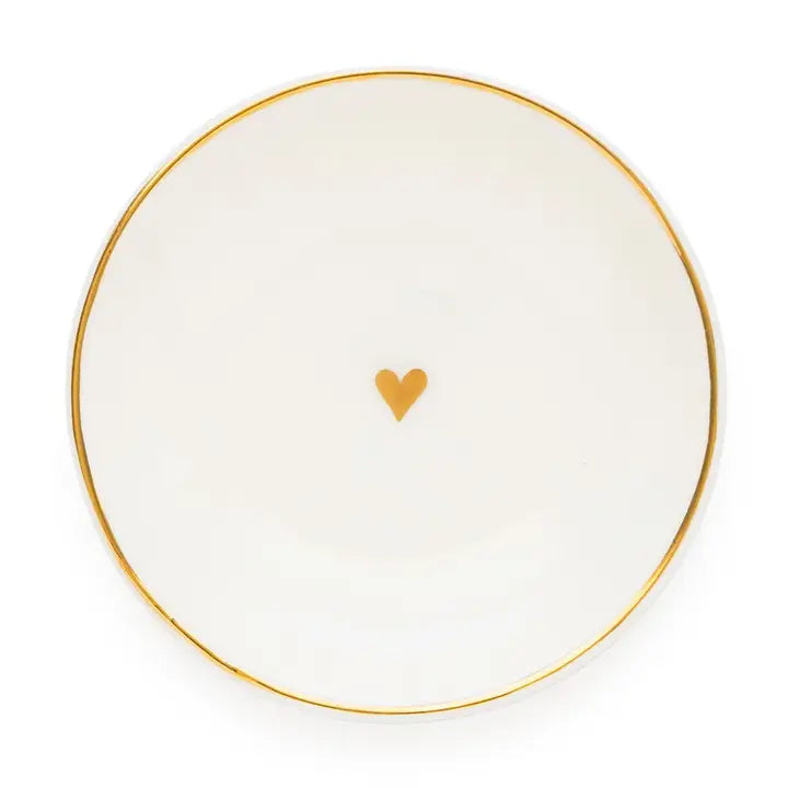 Trinket Tray, Small Round Heart