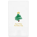 Festive Christmas Tree Guest Towel | Printed Napkin