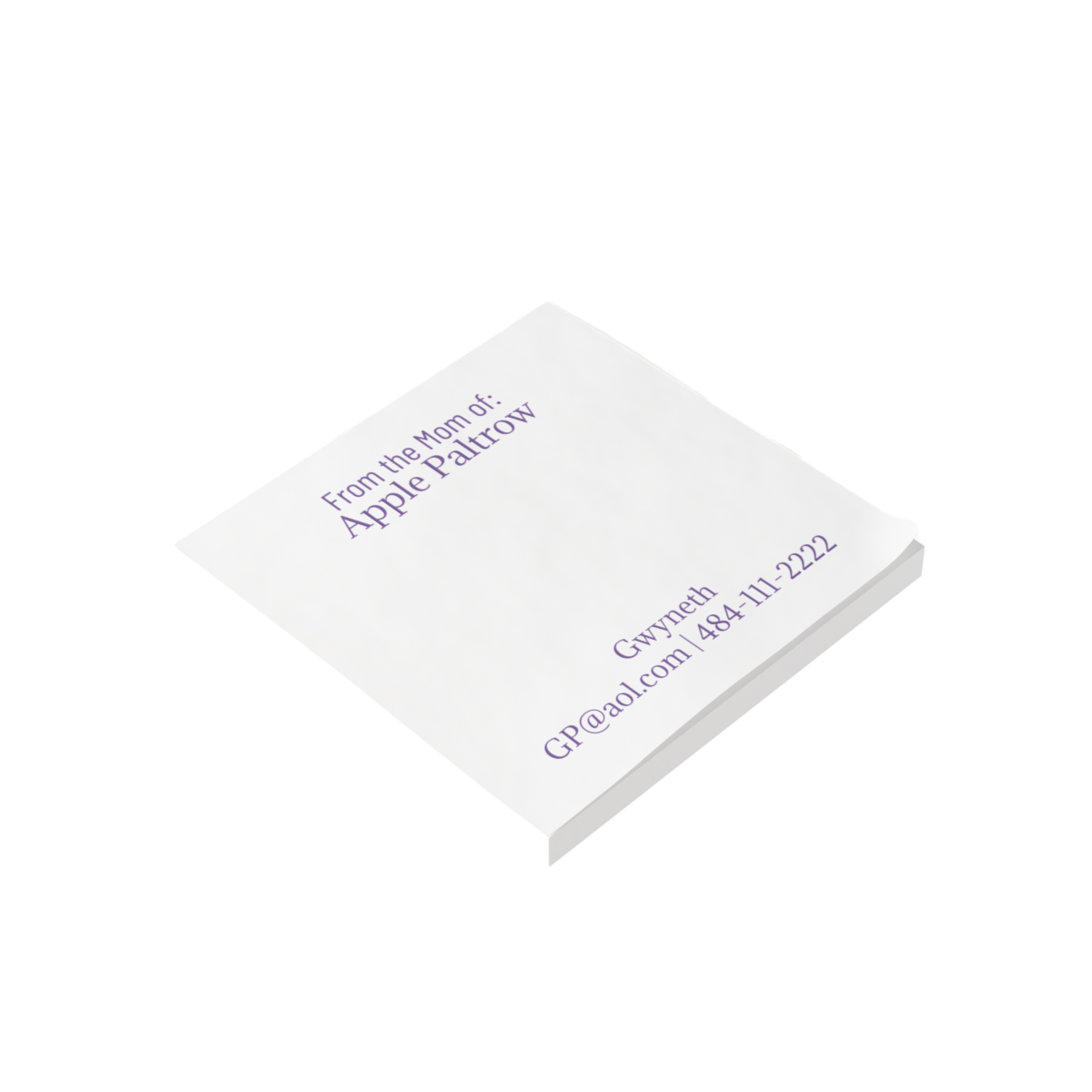 From the Mom of... 3 x 3 Post it Notes - 50 sheets | 3M Brand