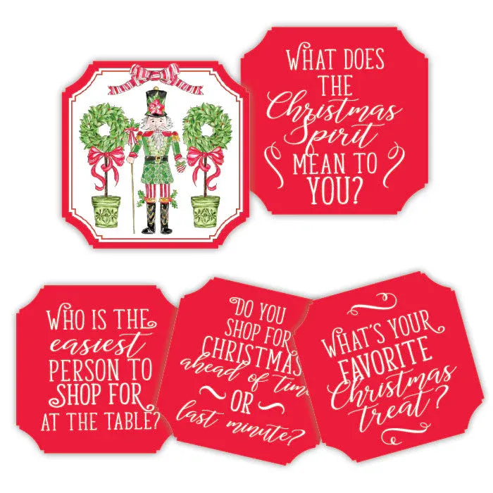 Nutcracker Topiaries Conversation Coasters