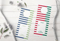 Personalized, Deluxe Wine Tags | Stripes
