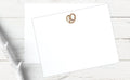 Philly Soft Pretzel | Flat Note Cards