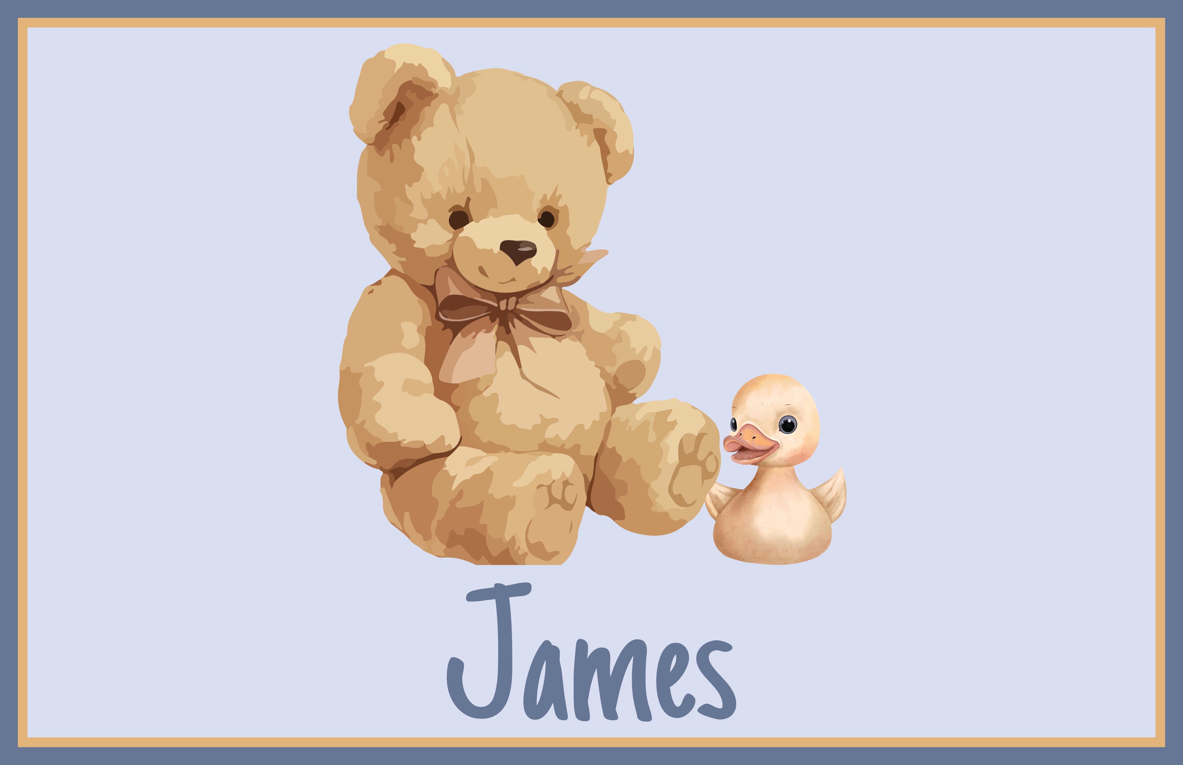 Bear with Duck | Placemat