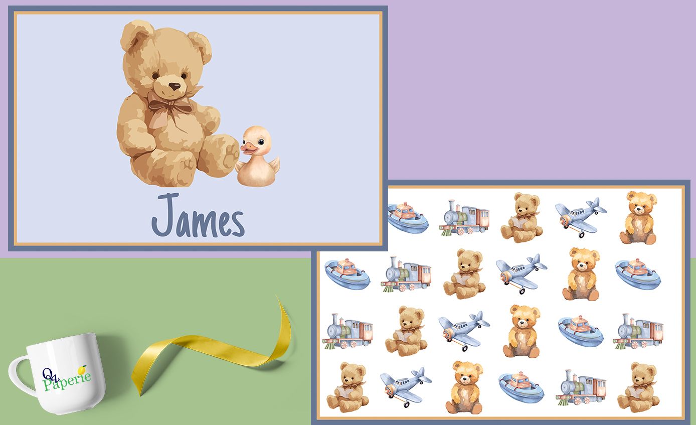 Bear with Duck | Placemat