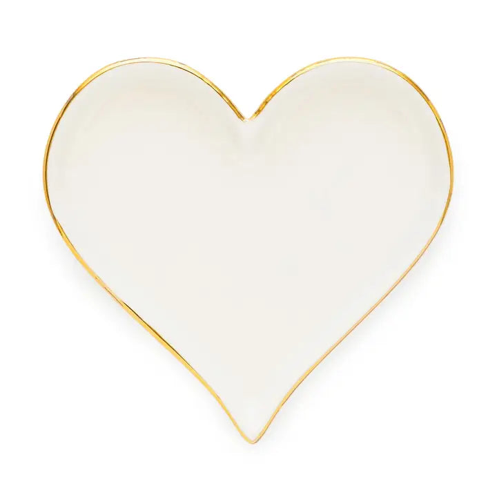 Trinket Tray, Bordered Heart