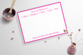 Family Style Note from The Mom or Mother of... | Raised Ink Flat Note | A6