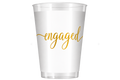 Engaged! Frost Flex Shatterproof Cups | Set of 10 | 16 oz