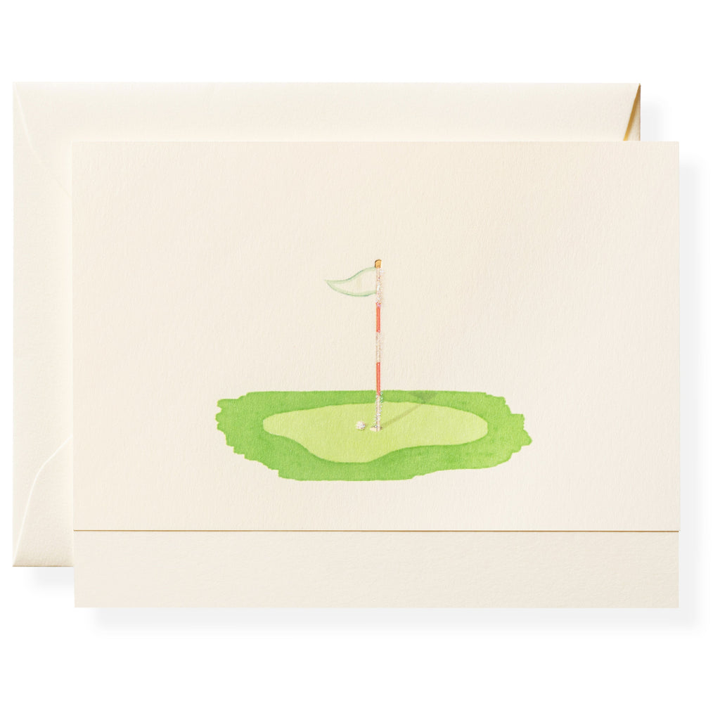 Hand Embellished Golf Club Note Card Box