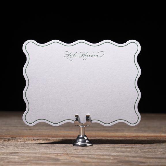 Leila Social Note Card Social Stationery by Lindsy Talarico for Bella Figura